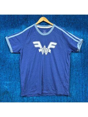 Weezer Nerd Rock Voyage to the Blue Planet Ringer Tee 2XL